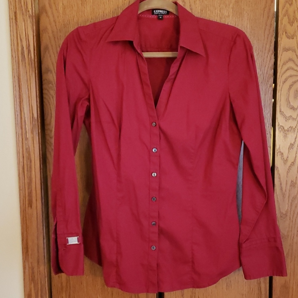 Express Essential Stretch button-down